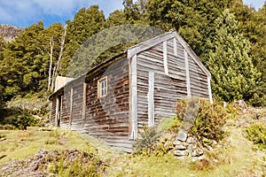 Du Cain Hut in Tasmania Australia photo